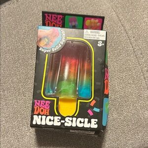 Nee Doh Nice-Sicle Popsicle Squishy Toy - Rainbow